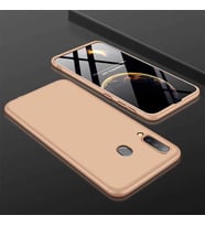 Galaxy A70 Kılıf Zore Ays Full Koruma Kılıf (Gold)