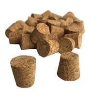 Küçük Mantar Tıpa 20adet Avşar Sodasına Uygun Değil Yükseklik 2cm, Üst Çap 1.5cm, Alt Çap 1cm.