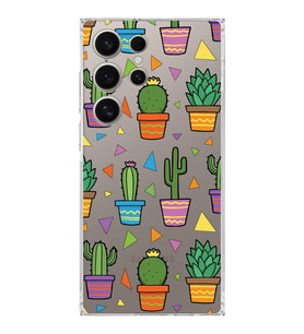 PrintiFy Samsung Galaxy S24 Ultra ile Uyumlu Water Color 4  Kamera Korumalı Şeffaf  Kılıf