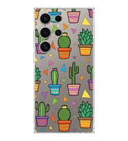 PrintiFy Samsung Galaxy S24 Ultra ile Uyumlu Water Color 4  Kamera Korumalı Şeffaf  Kılıf