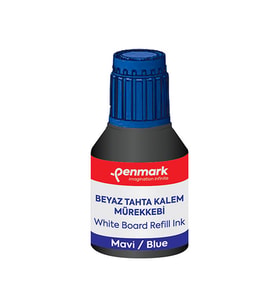 Penmark Beyaz Tahta Kalemi Mürekkebi Mavi  (30 ml)