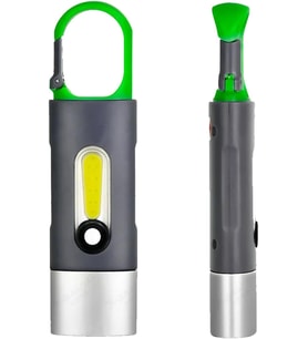 Lexroo 4 Modlu Şarjlı El Feneri COB LED USB Kamp Outdoor Avcılık Lambası Kancalı 400 Lümen 3W