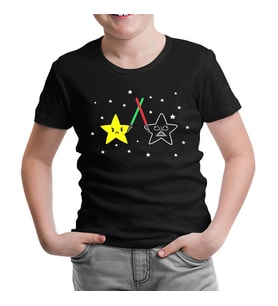Real Star Wars Siyah Çocuk Tshirt