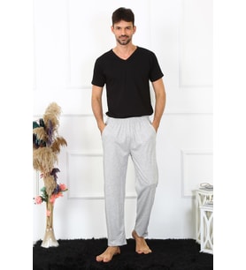 Akbeniz Erkek Pamuk Gri Tek Alt Pijama 27495