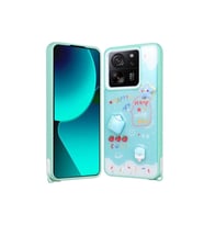 Xiaomi Mi 13T Pro Uyumlu Kılıf Parlayan Simli Kabartma Figürlü Zore Cevze Kapak