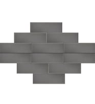 Armada Çini 7x21 Cm Düz Metalik Çini Seramik