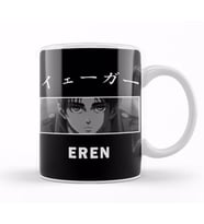 Eren Yeager Shingeki No Kyojin Eren Yeager Attack On Titan Kupa Bardak Porselen