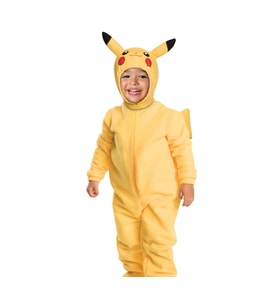 Kapüşonlu Çocuk Pikachu Kostümü
