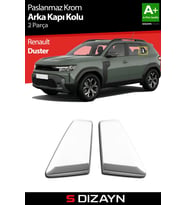 Renault Duster Krom Arka Kapı Kolu 2 Prç. 2024 Üzeri A+ Kalite