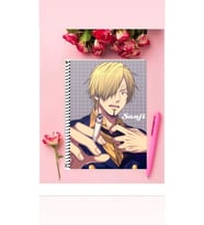 Sanji Anime Defter 1 Adet Özel Tasarım A4 Boyutu Telli Çizgili Defter 21*29 Cm