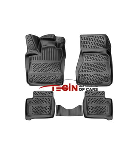 Smart Forfour ( Elektrikli ) 4 Kapı 3D Havuzlu Paspas 2023 Siyah