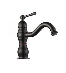 FKN Royal Kısa Siyah Lavabo Bataryası