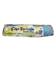 Canhome Mavi Büyük Boy Battal 65x80 Cm. 30 Litre Çöp Torbası Poşeti - 10 Adetlik Rulo