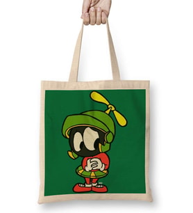 Looney Tunes Marvin The Martian Bez Çanta Uzun Saplı