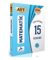 Paraf Yayınları Ayt Matematik Video Çözümlü 15 Deneme