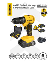 Rts5012 Şarjlı Darbeli Matkap 54 Nm 20v Çift Akü