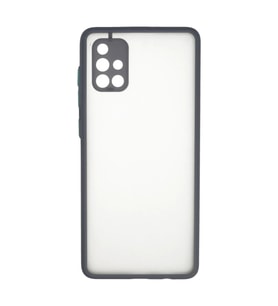 Samsung Galaxy A71 Kılıf Montreal Silikon Kapak - Gri