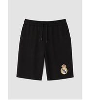 LC WAIKIKI Siyah Real Madrid Baskılı Erkek Şort