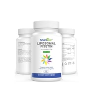 Sharoaid Liposomal Fisetin With Quercetin Supplements 1200 Mg 60 Softgels.Abd Menşei (Renksiz)