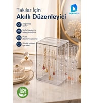 Şeffaf Çekmeceli Takı ve Aksesuar Organizeri