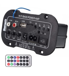 YATE10-Oto/Motorsiklet/Ev S5 Mini Bass Amfi+Kumanda