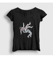 Presmono Kadın Siyah Astronot Ufc Mma Hediye Güreşçi Güreş T-Shirt 495819tt