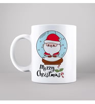 Mutlu Yıllar & Merry Christmas & Yılbaşı & Noel Baba Tasarımlı Kupa