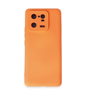 Xiaomi Mi 13 Pro Kılıf Nano İçi Kadife Silikon - Turuncu