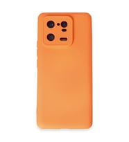 Xiaomi Mi 13 Pro Kılıf Nano İçi Kadife Silikon - Turuncu