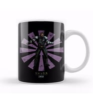Jax Retro Japanese Mortal Kombat Kupa Bardak Porselen