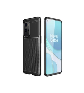 Newface One Plus 9 Pro Kılıf Auto Focus Karbon Kapak - Siyah