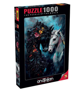 Anatolian 1000 Parça Siyah Beyaz Puzzle