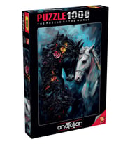 Anatolian 1000 Parça Siyah Beyaz Puzzle