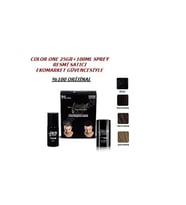 Color One Hair Saç Topiği Set Siyah 25 Gr+100 Ml