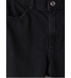 LCW Kids Siyah Wideleg Erkek Çocuk Jean Pantolon