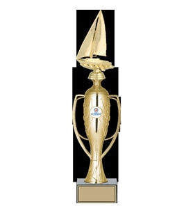 ODAK KUPA - Figürlü Kupalar - Yelken Figürlü Kupalar FG-026 B - 44 cm