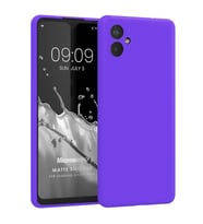 Microsonic Matte Silicone Samsung Galaxy A04e Kılıf Mor (Mor)