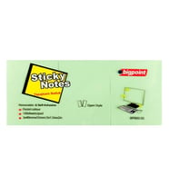 Bigpoint Yapışkanlı Not Kağıdı 3 Lü 40 mm x 50 mm Yeşil (4 Lü Paket)