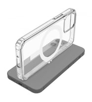 iPhone 12 Pro (6,1) Uyumlu MagSafe Mıknatıslı Seri Silikon Kılıf (Şeffaf)
