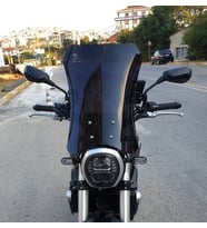 MOTOCAM Voge ACX 525 Ön Cam 2023-2026 Model 58cm Siyah Renkli 4mm