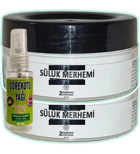 Süper Sülük Merhemi Bakım 2X50 Ml+30 ml Çörek Otu Yağ ile