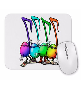 Muzik Notaları Partisi Mouse Pad