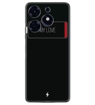 Tecno Spark 10 Pro Kılıf Resimli Desenli Baskılı Silikon My Love 1402