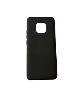 Mate 20 Pro ile Uyumlu Cappy Silikon Kılıf Siyah