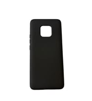 Mate 20 Pro ile Uyumlu Cappy Silikon Kılıf Siyah