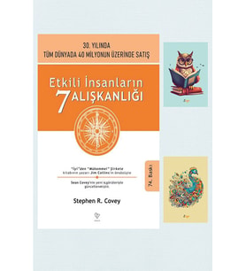 Etkili İnsanların 7 Alışkanlığı - Stephen R. Covey -Varlık Yayınları-9789754346534-Not Defterli Seti