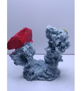 Netx Balıklı Mercan 8x5x9 cm Akvaryum Dekoru
