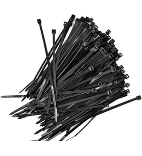 Kablo Bağı Cırt Siyah Ultra Dayanıklı 100'lü Paket 3.6x370mm