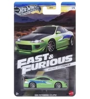 Brian O'Conner Seti 1/5 - Hot Wheels 1995 Mitsubishi Eclipse (1/64) Fast & Furious