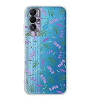 PrintiFy Teco Pova Neo ile Uyumlu 1mm Slim Fit Water Color 3 Baskılı Şeffaf  Kılıf
